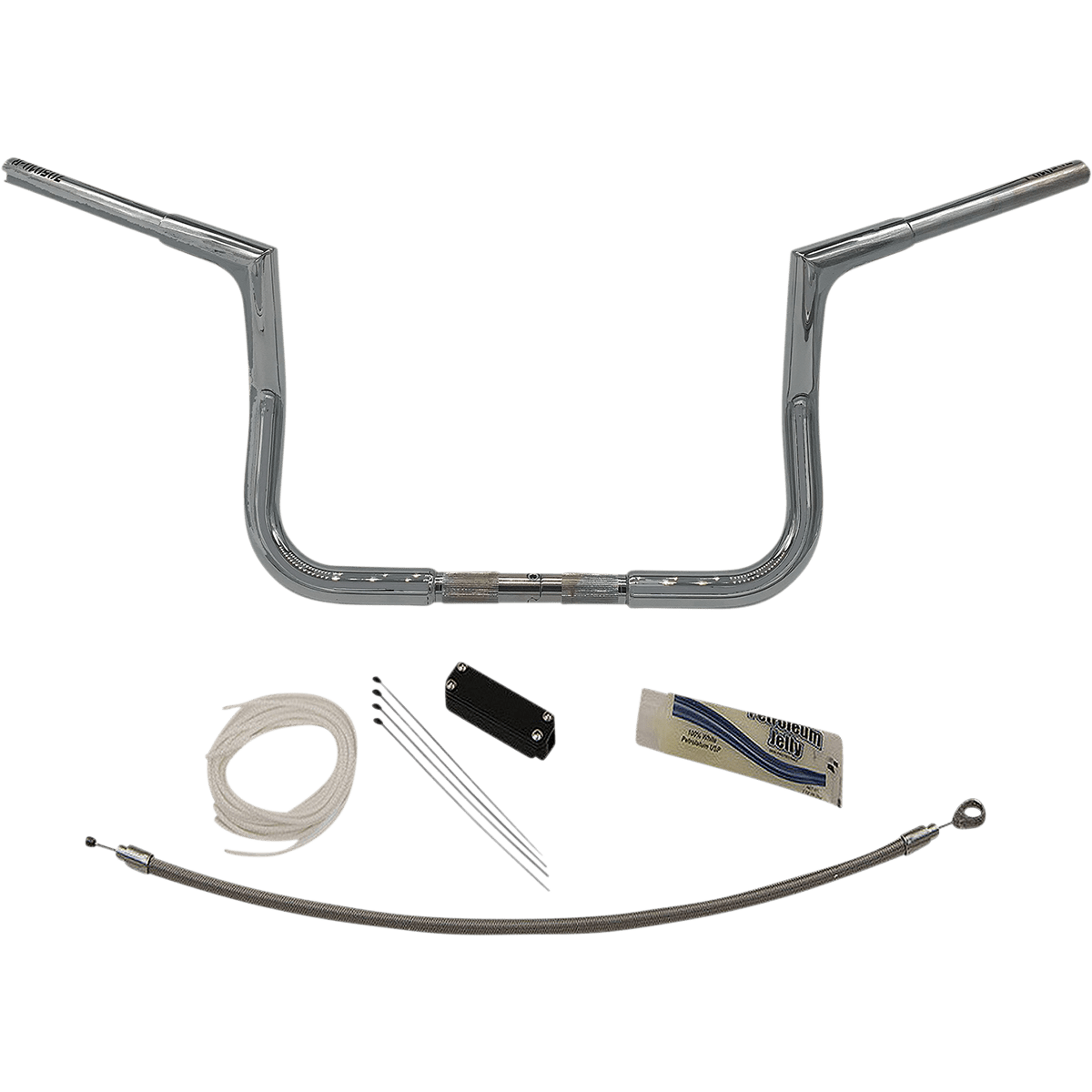 FAT BAGGERS INC. Handlebar Kit Flat Top 10" Chrome 709110