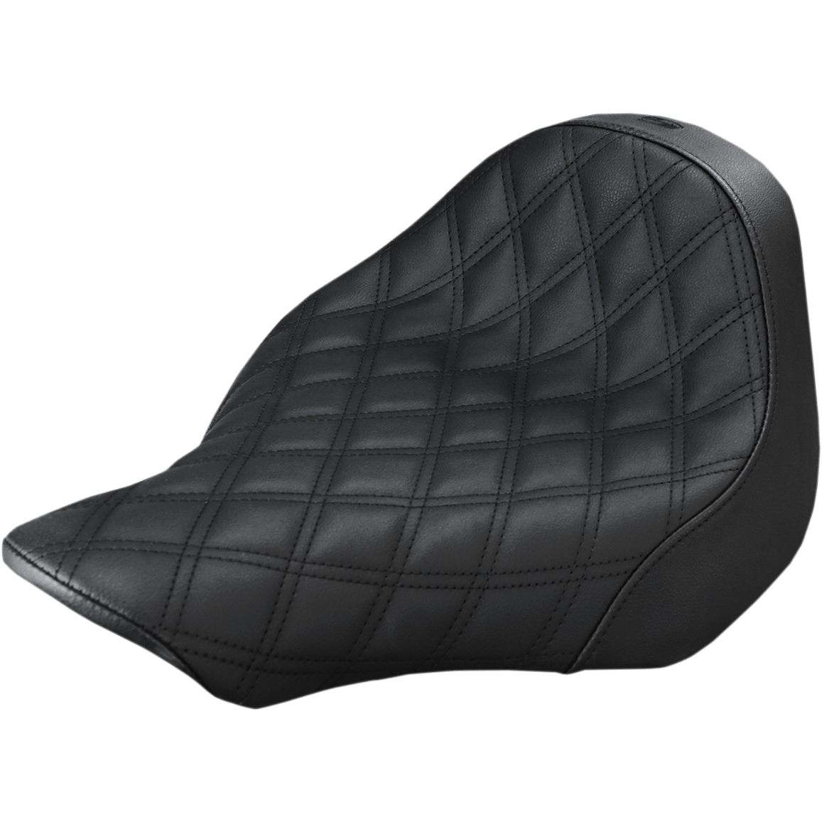 SADDLEMEN Renegade Solo Seat Lattice Stitched Black FXSB '13-'17 81327002LS