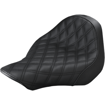 SADDLEMEN Renegade Solo Seat Lattice Stitched Black FXSB '13-'17 81327002LS