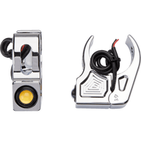 JOKER MACHINE Turn Signal 41 mm Amber Chrome 052213