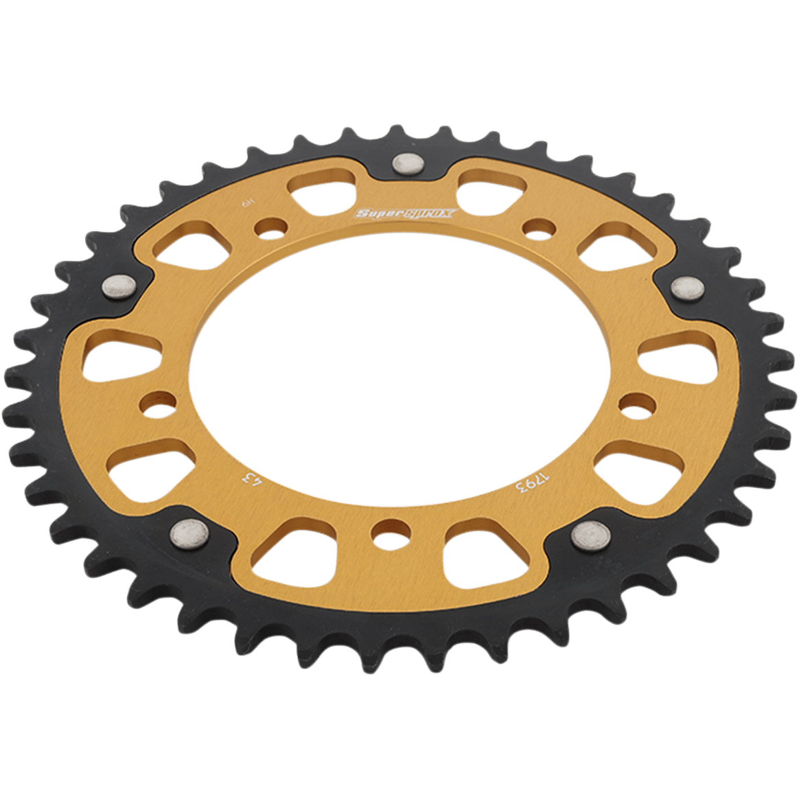 SUPERSPROX Stealth Rear Sprocket 43 Tooth Gold Suzuki/Triumph RST179343GLD