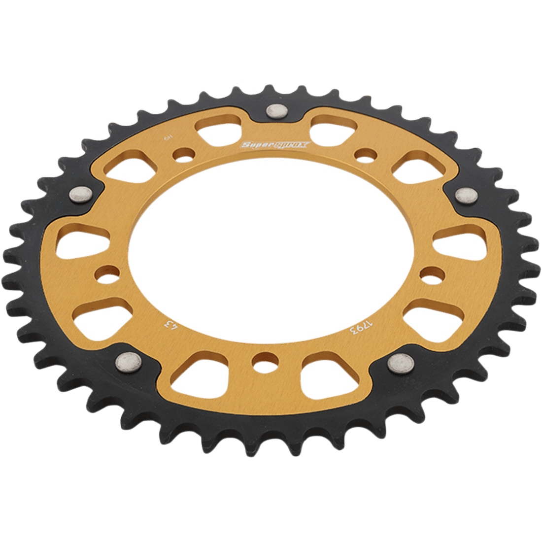 SUPERSPROX Stealth Rear Sprocket 43 Tooth Gold Suzuki/Triumph RST179343GLD