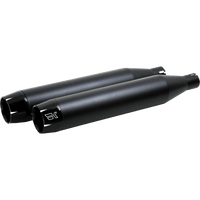 KHROME WERKS 3-1/2" Slip-On Mufflers Black 202600