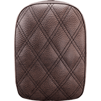 SADDLEMEN Detachable Pillion Pad Lattice Stitched Brown SA1026