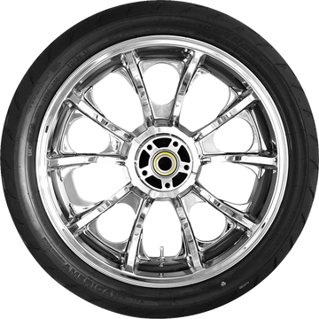 COASTAL MOTO Largo Rear Wheel Chrome (18") | Dunlop Tire (180/55B18)