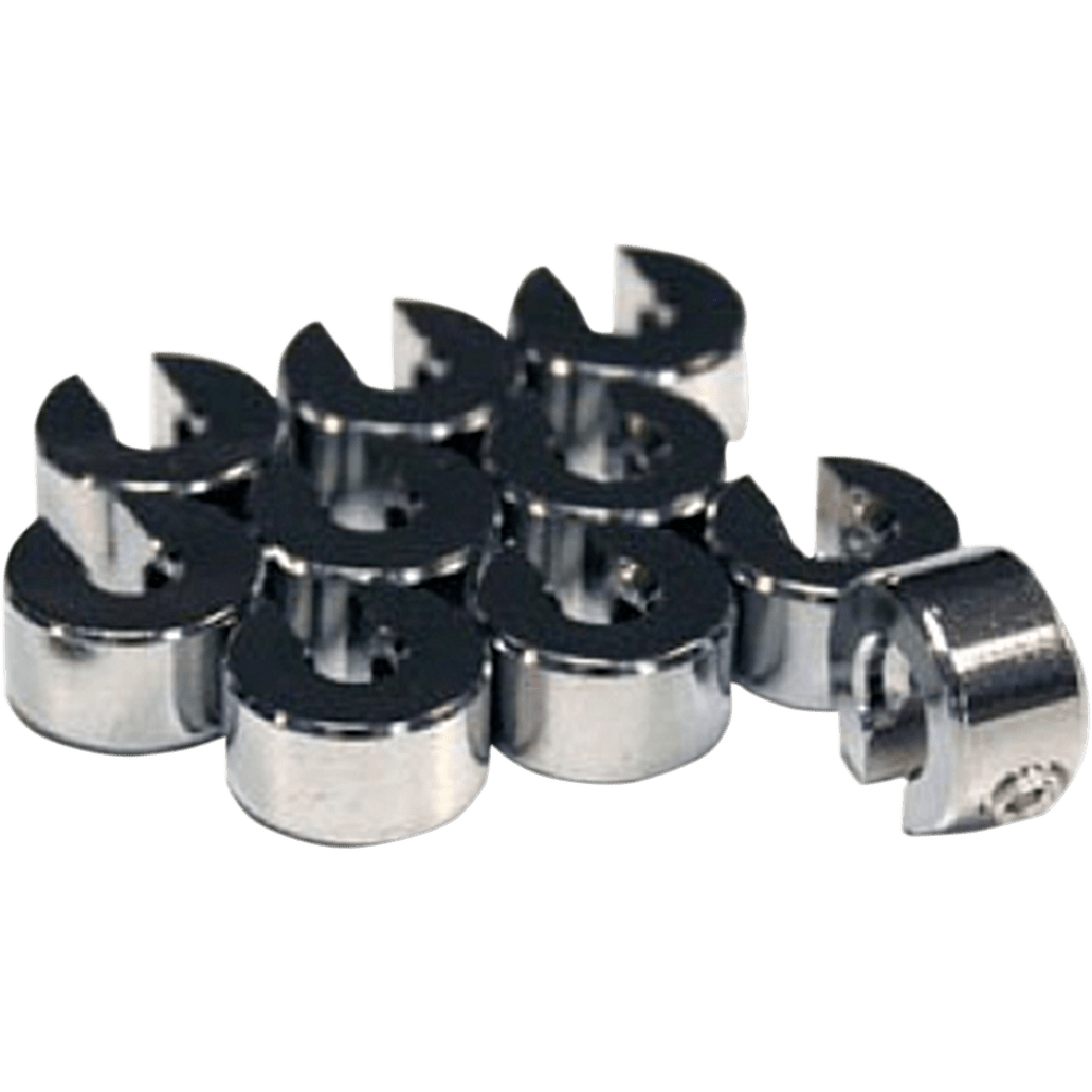 NO-MAR Wheel Weights Re-Usable 1/4 oz Chrome 10 Pack