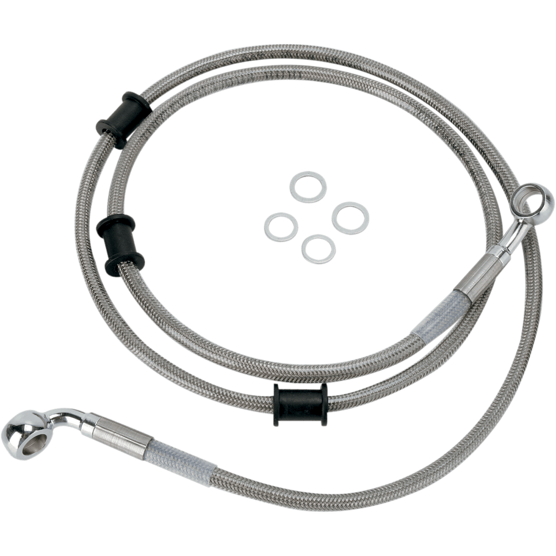 DRAG SPECIALTIES Brake Line Front (Upper) Stainless Steel