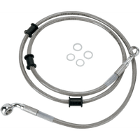 DRAG SPECIALTIES Brake Line Front (Upper) Stainless Steel