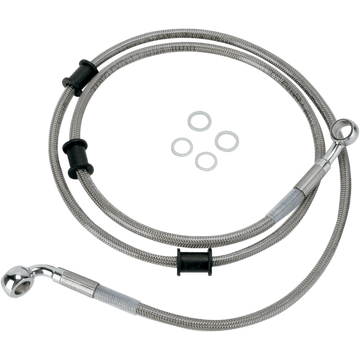 DRAG SPECIALTIES Brake Line Front (Upper) Stainless Steel