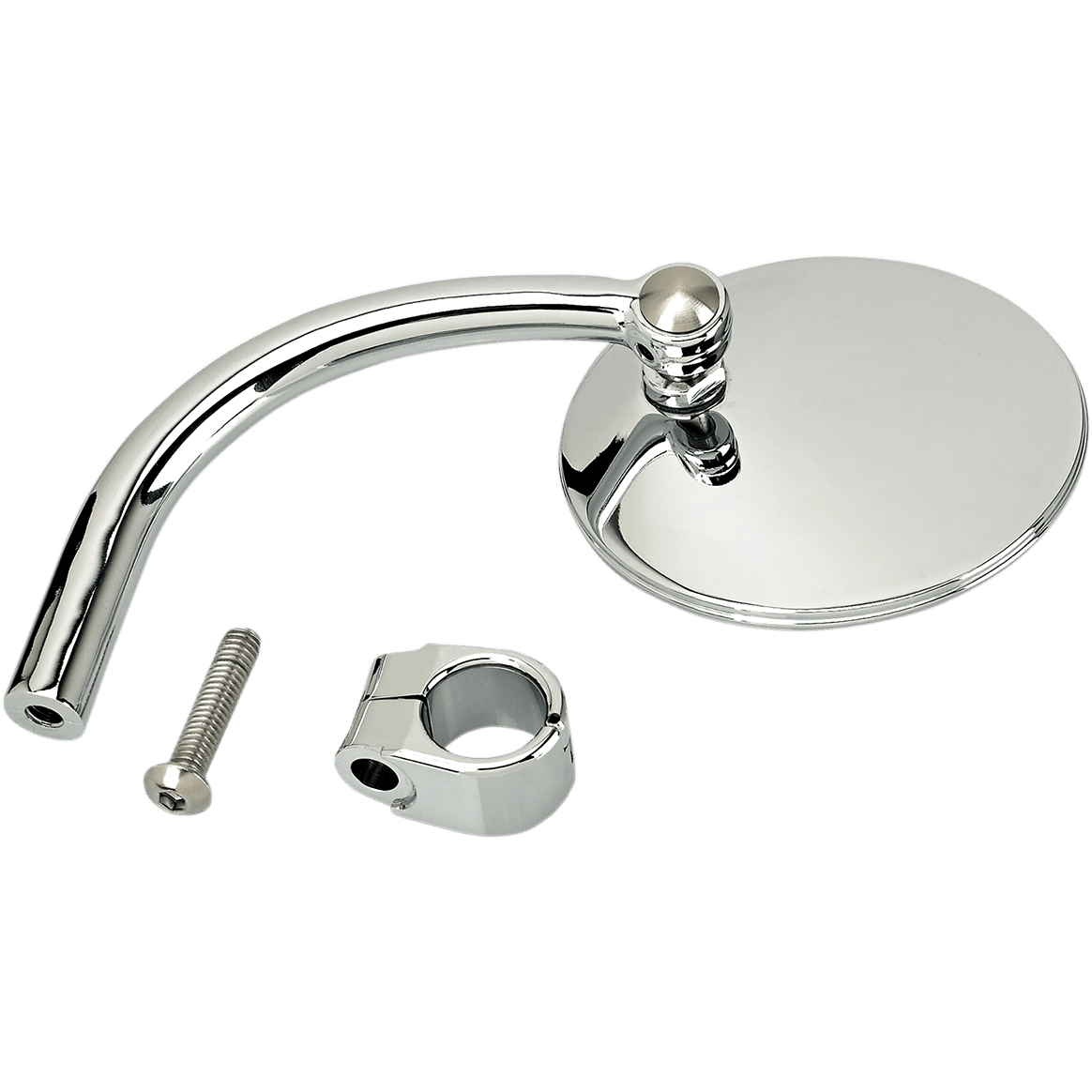 BILTWELL Clamp-On Utility Mirror Round Chrome 6503578531