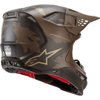 ALPINESTARS Supertech M10 Helmet Squad MIPS® Dark Brown/Gold Small