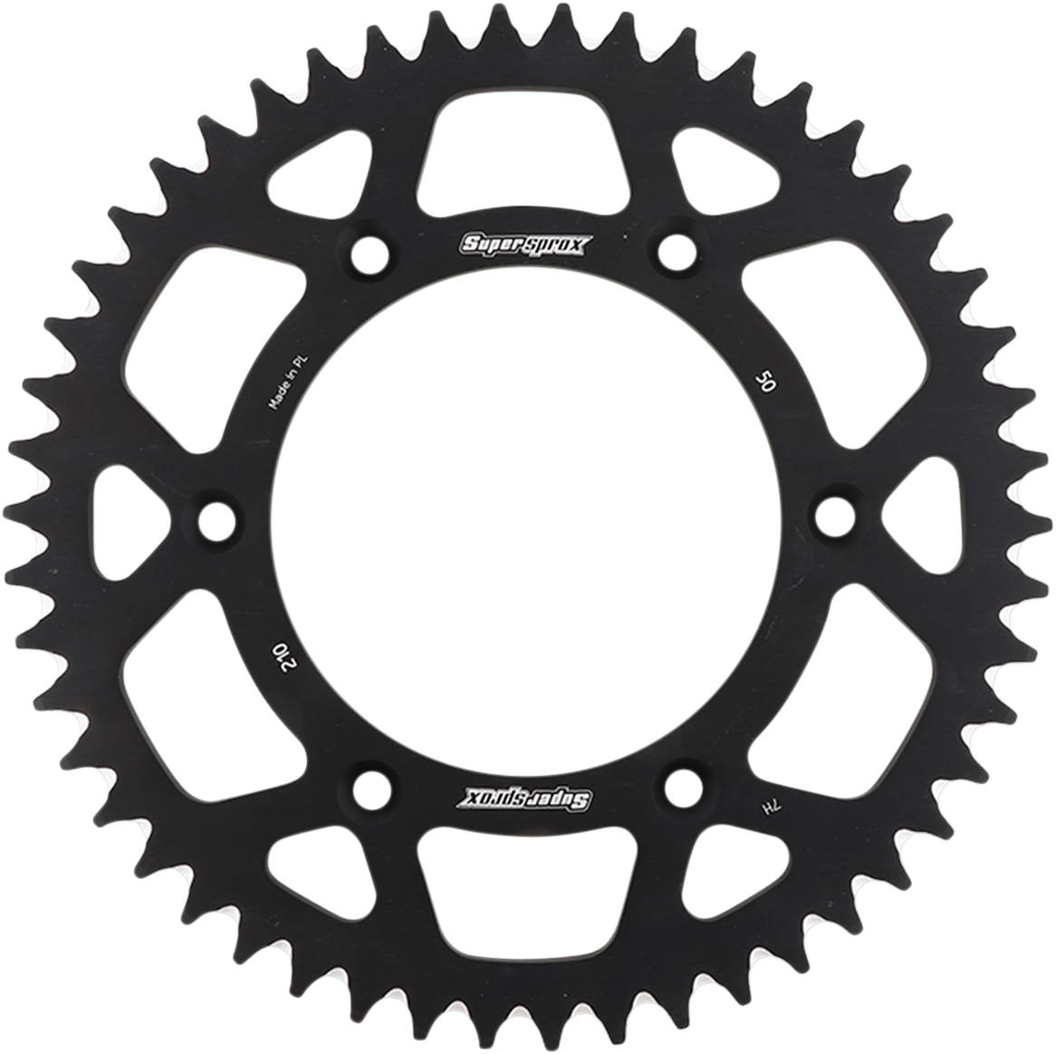 SUPERSPROX Rear Sprocket Black Honda 50 Tooth