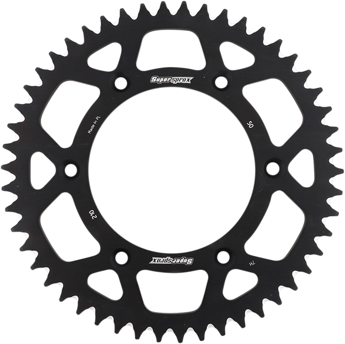 SUPERSPROX Rear Sprocket Black Honda 50 Tooth