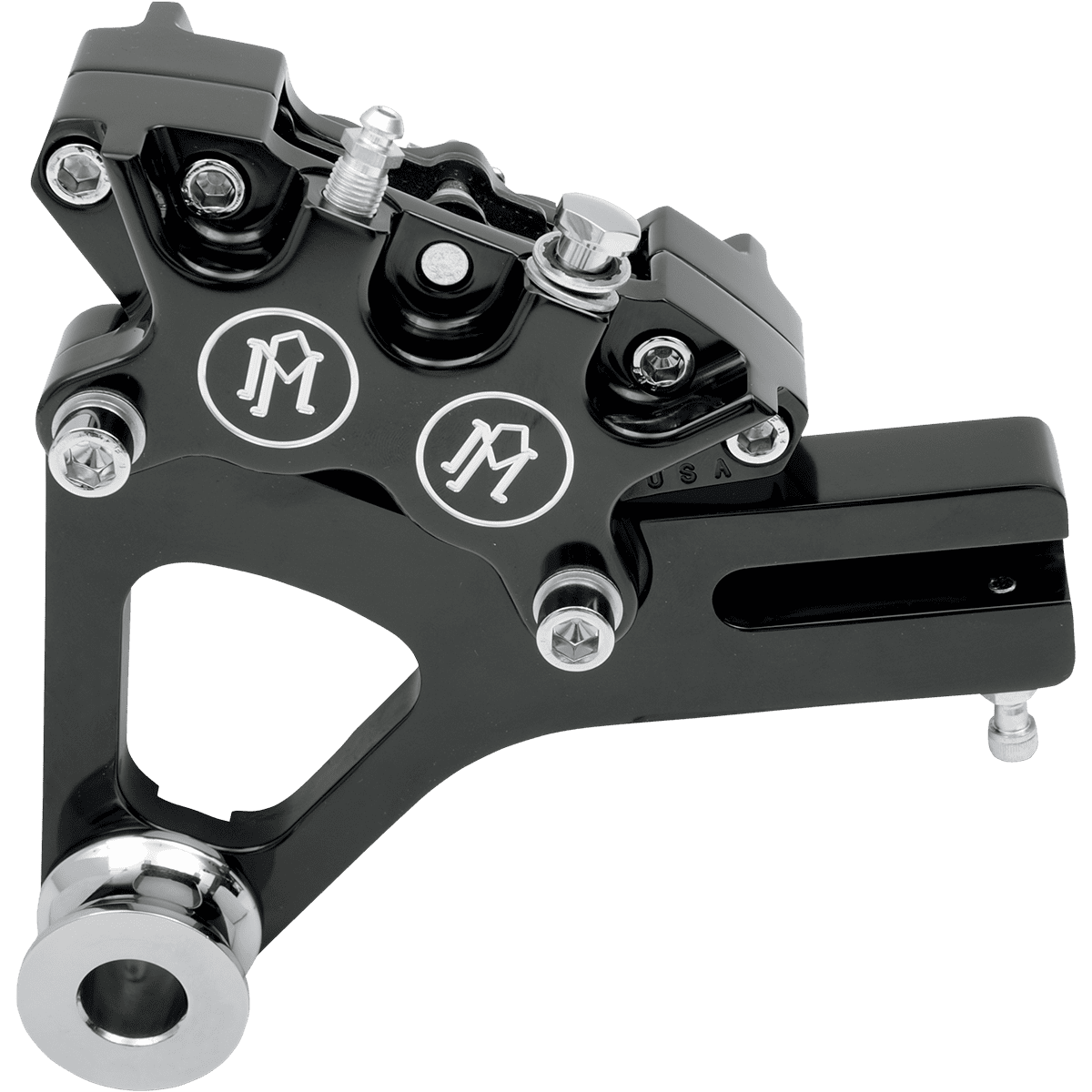 PERFORMANCE MACHINE PM 4-Piston Caliper Rear Contrast Cut™ 08-17 FXD 12590052BM