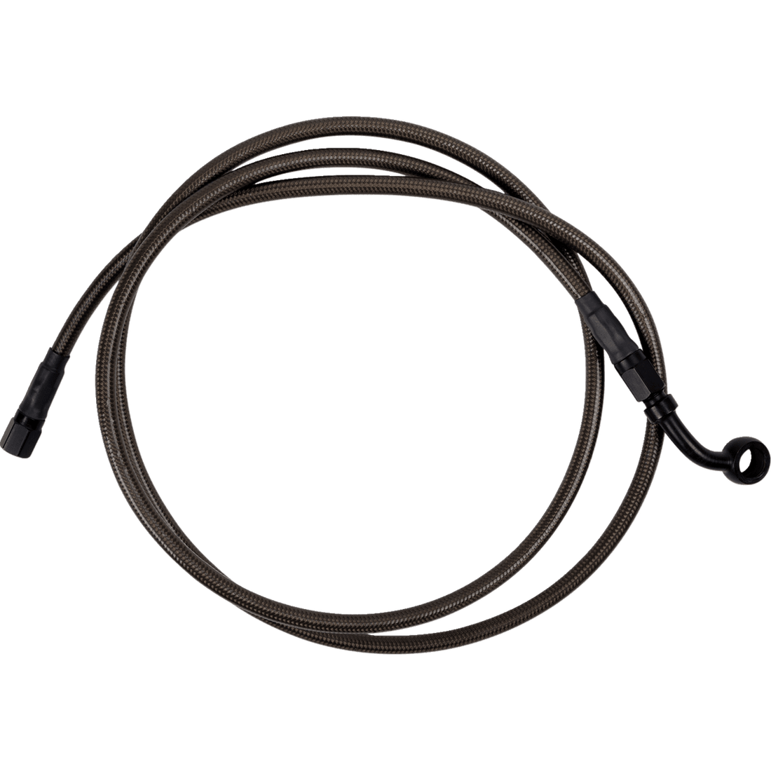 BARNETT Brake Line Upper Carbon Coat w/ Black Fittings +8" 25430511348