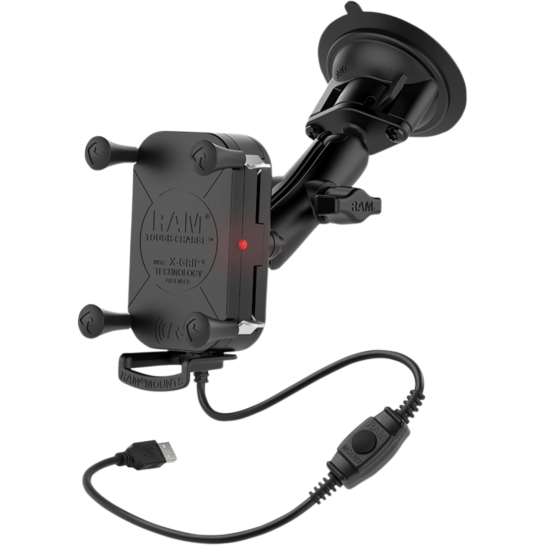 RAM MOUNTS Device Holder Tough-Charge™ Charging Wireless Waterproof Suction Cup Mount RAMB166UN12W