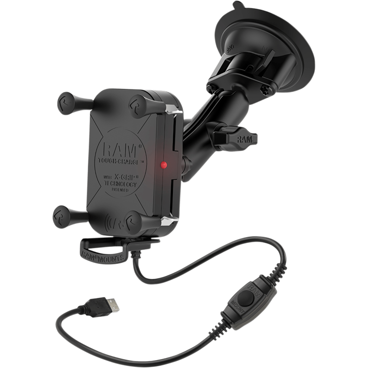 RAM MOUNTS Device Holder Tough-Charge™ Charging Wireless Waterproof Suction Cup Mount RAMB166UN12W