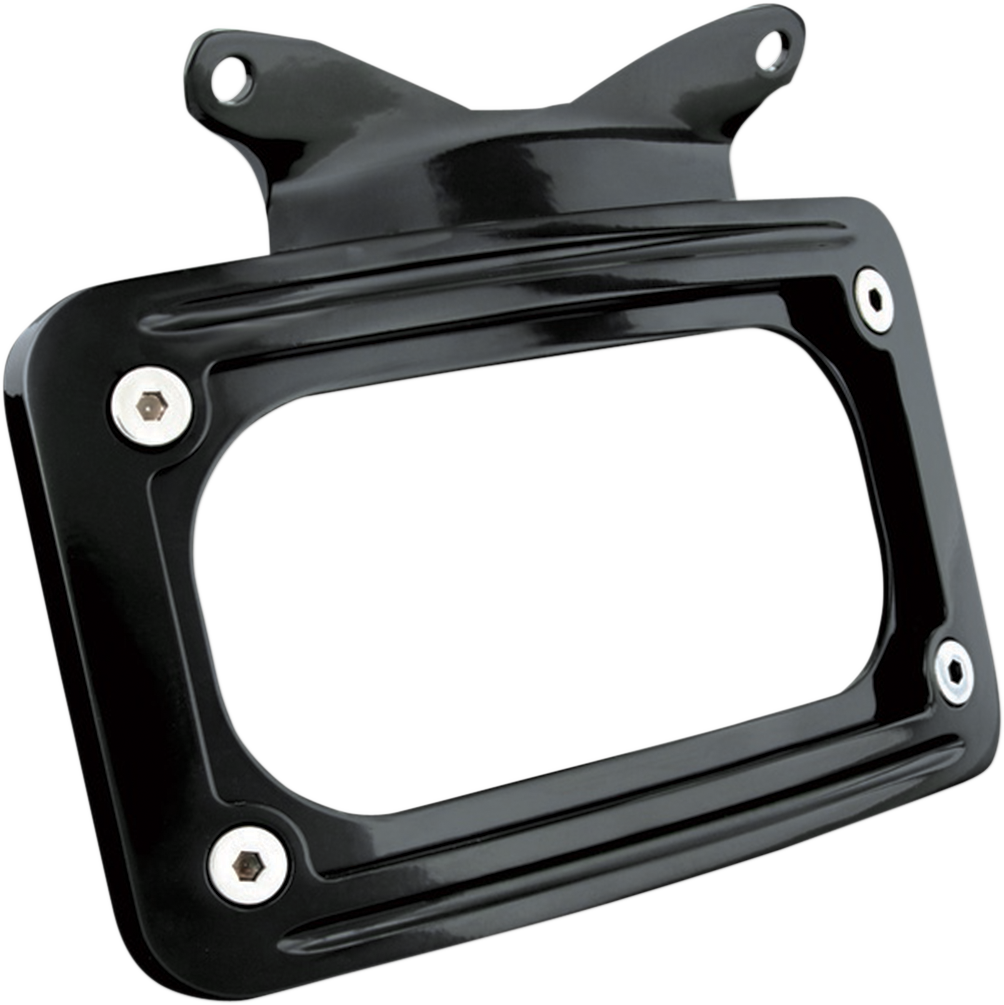 KURYAKYN Curved License Plate Mount Black KUR3147