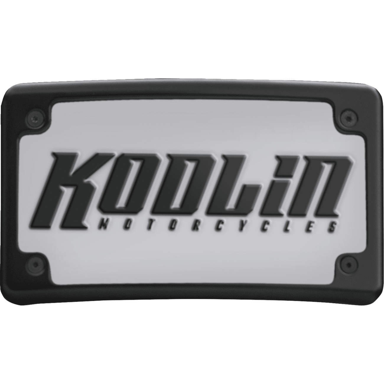 KODLIN USA License Plate Kit Curved Black KUS20100