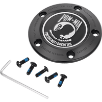 FIGURATI DESIGNS Timing Cover 5 Hole POW MIA Black FD50TC5HBLK