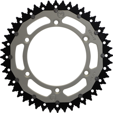 MOOSE RACING Dual Sprocket Silver 48 Tooth