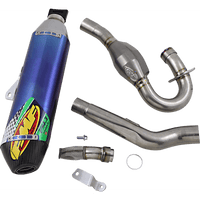 FMF 4.1 RCT Exhaust with MegaBomb Anodized Titanium 042373