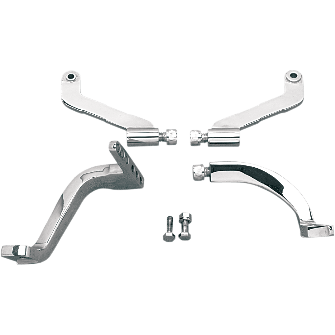 DRAG SPECIALTIES Floorboard Mounting Brackets Chrome FLT/FLHT