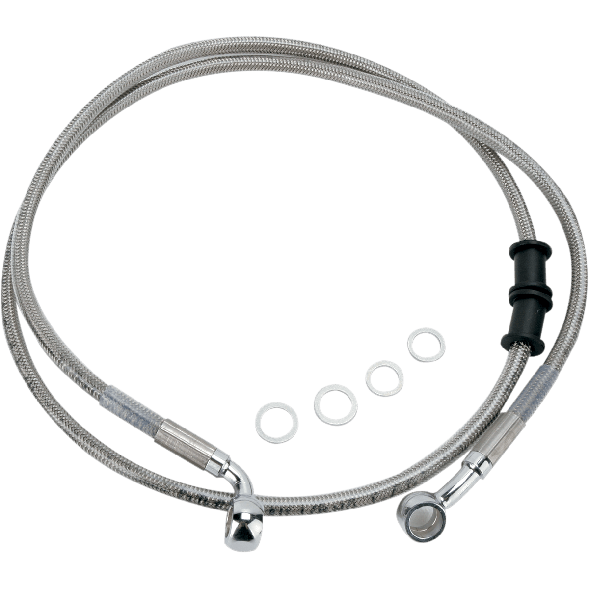 DRAG SPECIALTIES Brake Line Front (Upper) Stainless Steel