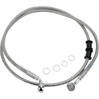 DRAG SPECIALTIES Brake Line Front (Upper) Stainless Steel