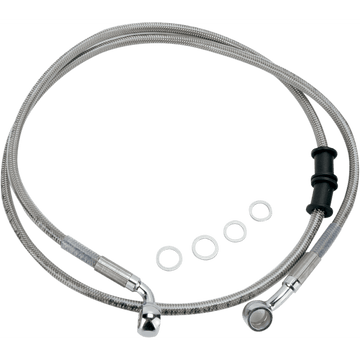 DRAG SPECIALTIES Brake Line Front (Upper) Stainless Steel