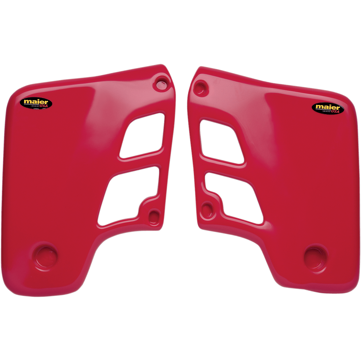 MAIER Radiator Scoops CR500 '86-'88 Red 600152