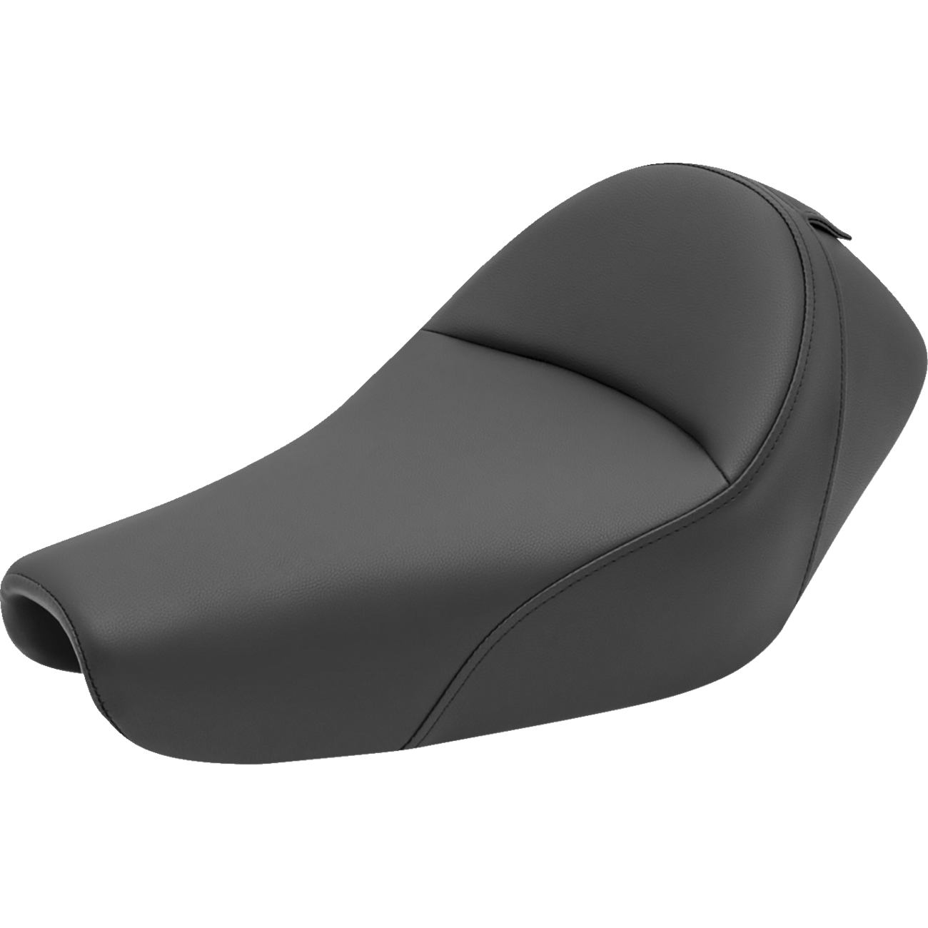 SADDLEMEN Heels Down Solo Seat With Backrest Plain Black 807110041