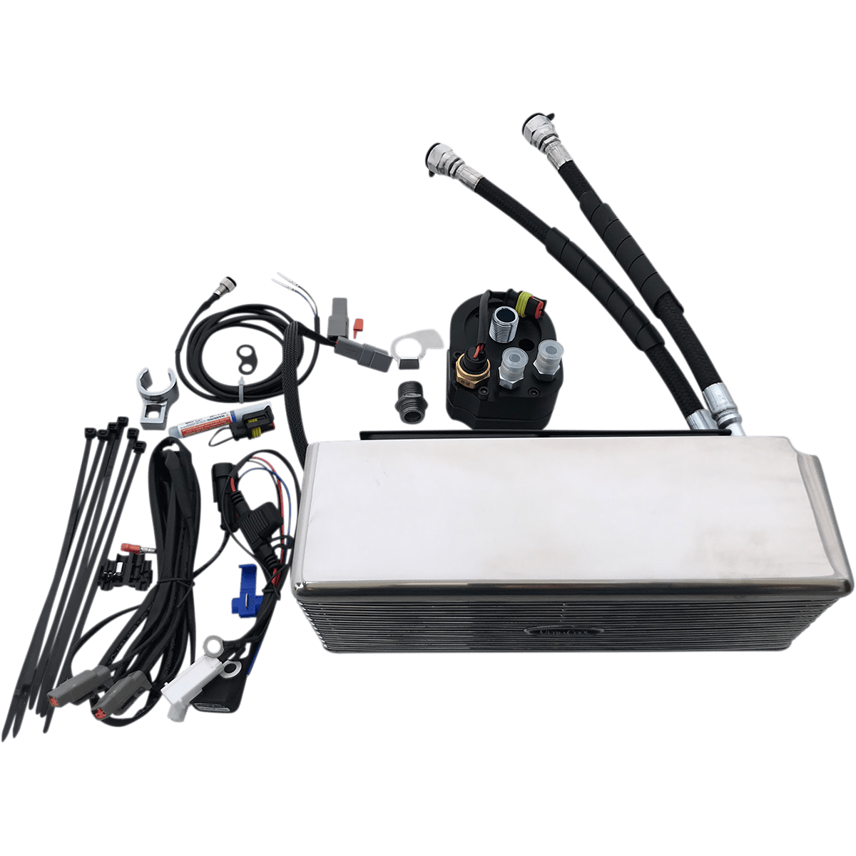 ULTRACOOL Oil Cooler Kit Chrome Dyna DY1SS