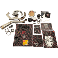 TRASK Tornado Turbo Performance Kit Polished with Brushed Stainless Steel Exhaust TM7600PO