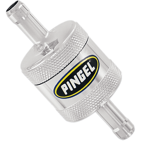 PINGEL Fuel Filter Short Chrome 5/16"