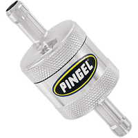 PINGEL Fuel Filter Short Chrome 5/16"