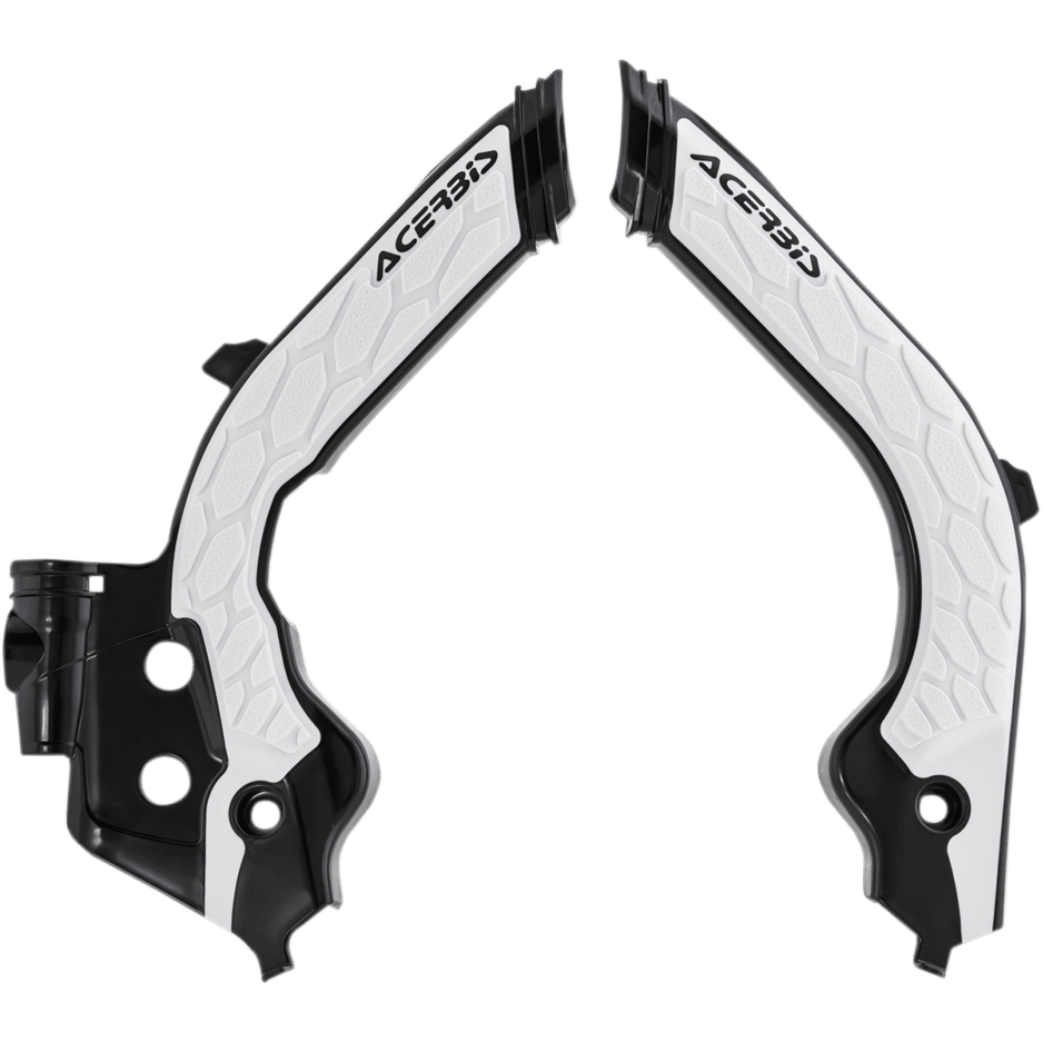 ACERBIS X-Grip Frame Guards Black/White Gas Gas | Husqvarna