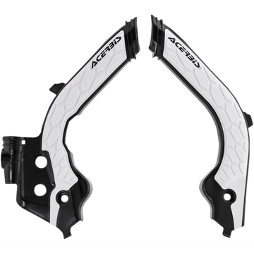 ACERBIS X-Grip Frame Guards Black/White Gas Gas | Husqvarna