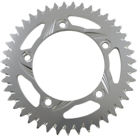 VORTEX Aluminum Sprocket Silver Rear 43 Tooth