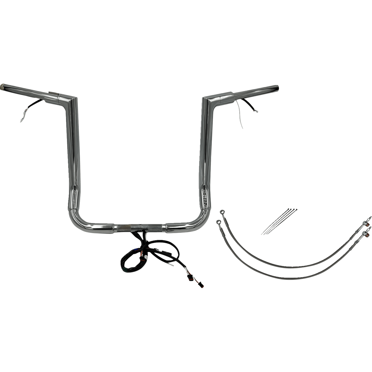 FAT BAGGERS INC. Handlebar Kit Flat Top 16" Chrome 602216