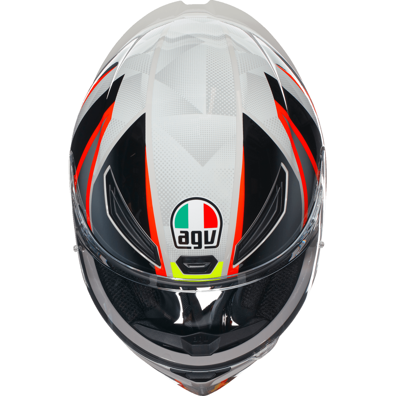 AGV K1 S Helmet Blipper Gray/Red Large