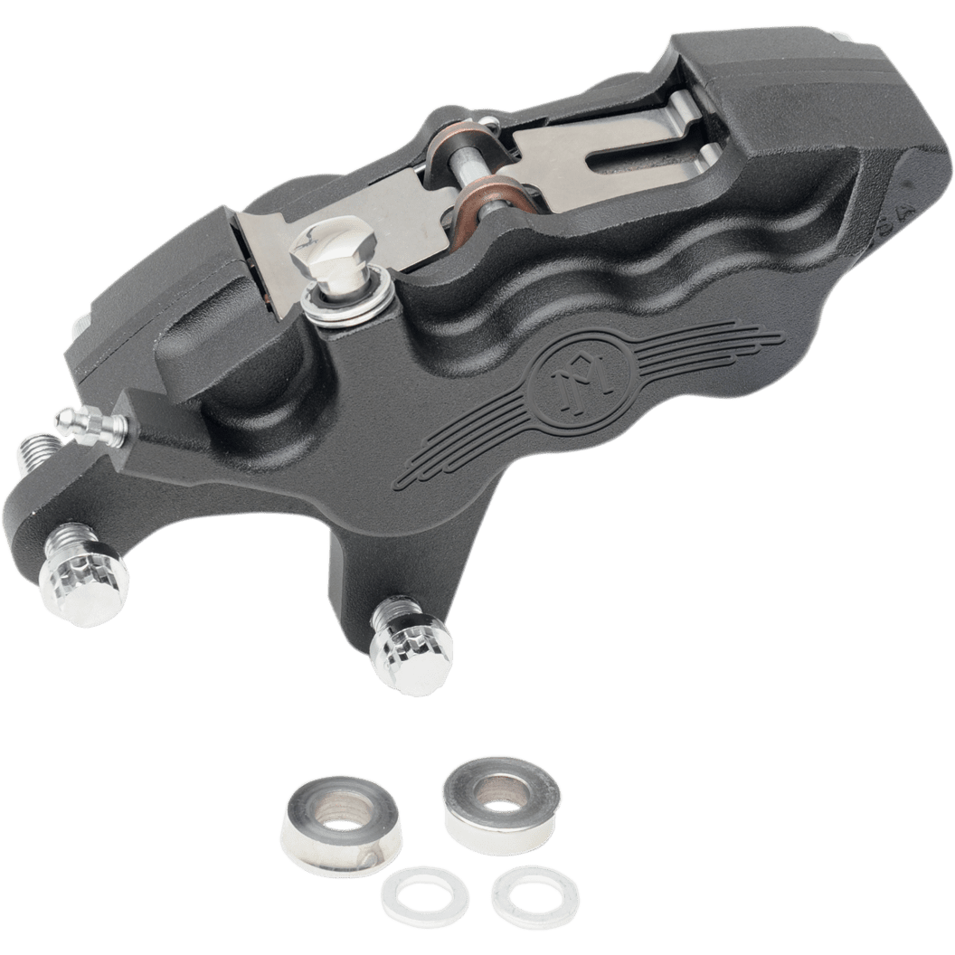 PERFORMANCE MACHINE PM 6 Piston Caliper 11.5" Left Black Ops 00512915SMB