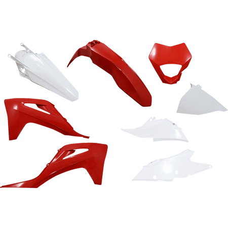 UFO Replacement Body Kit With Headlight Mask OEM Red/White GGKIT703999