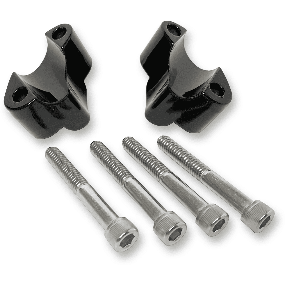 LA CHOPPERS Extension Risers 1" Forty Eight Black LA743301B