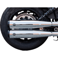 S&S CYCLE Grand National Slip-On Mufflers Chrome Race Only 4110156R