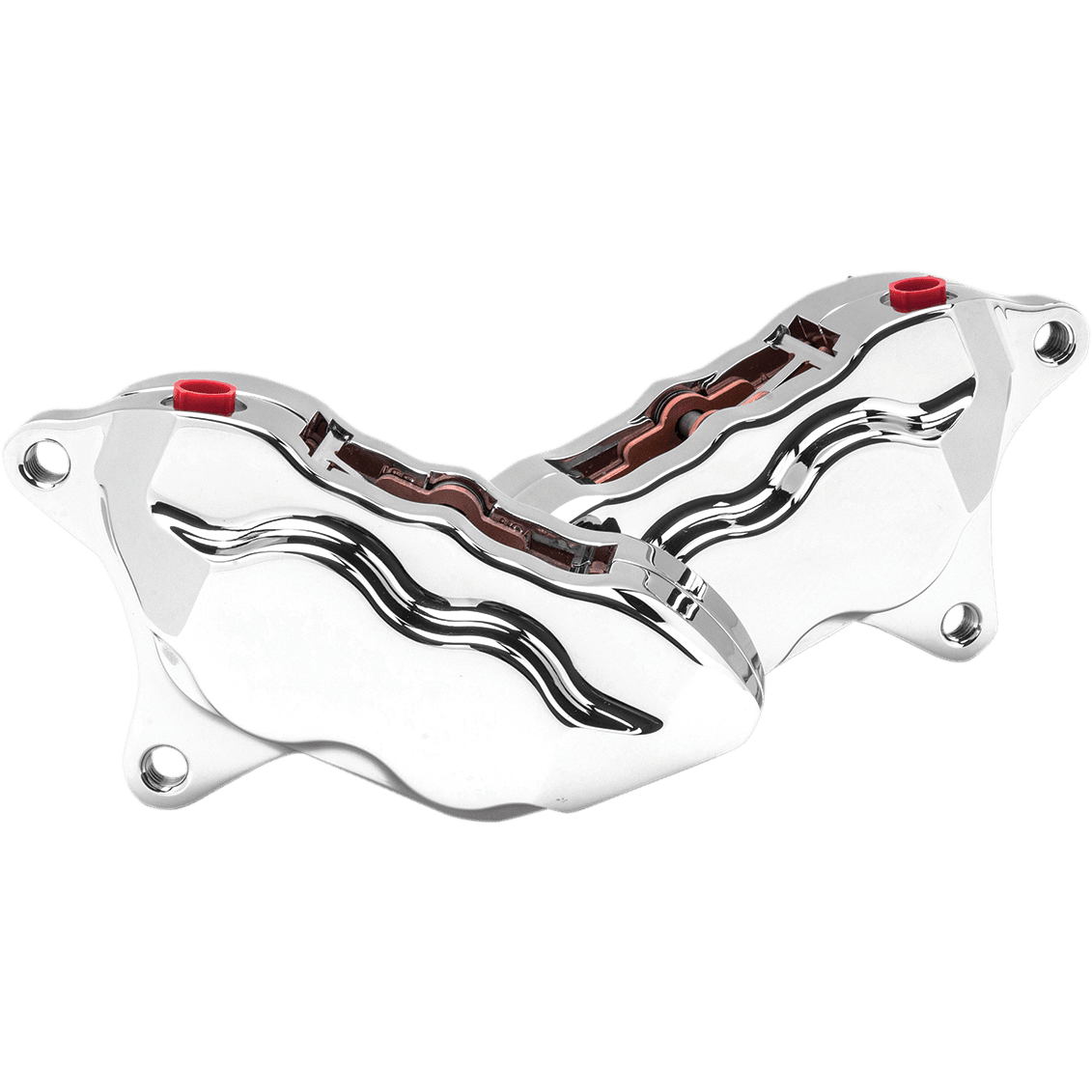 HAWG HALTERS 4-Piston Caliper Dual Disc Front Chrome FKDDCC5018