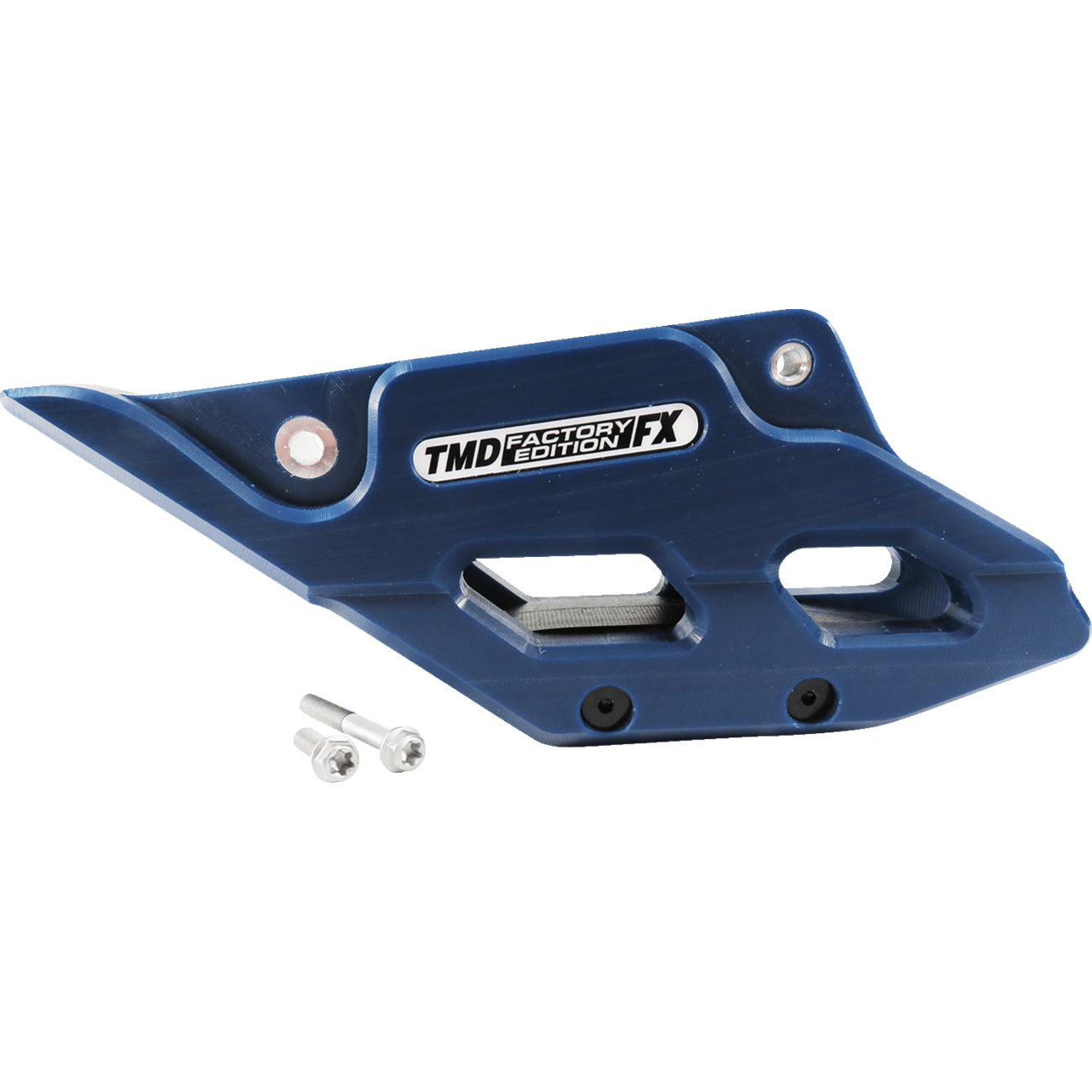 T.M. DESIGNWORKS Factory Edition Chain Guide With Replacement Wear Pad Blue RCGKT5BL2