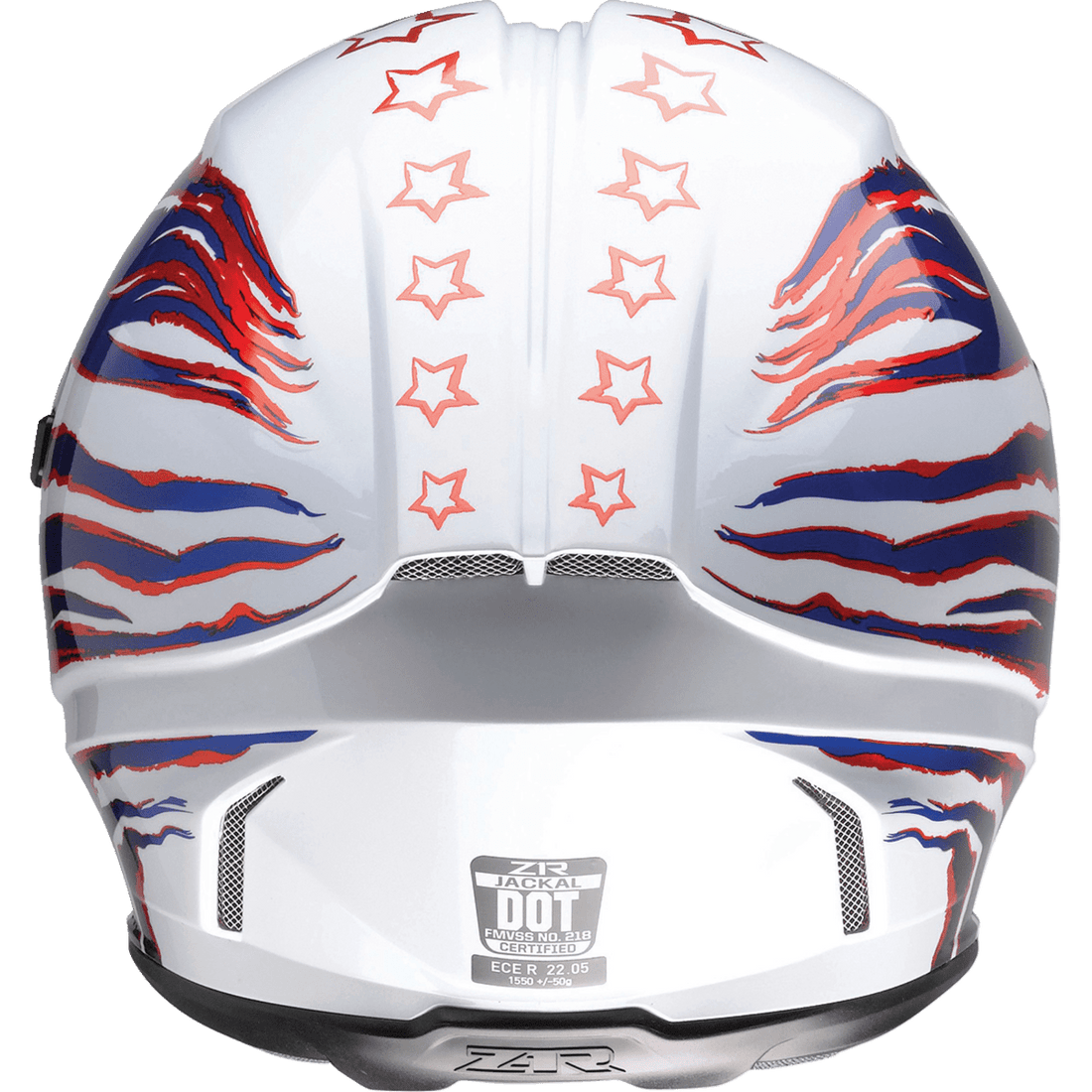 Z1R Jackal Helmet Patriot Red/White/Blue Large