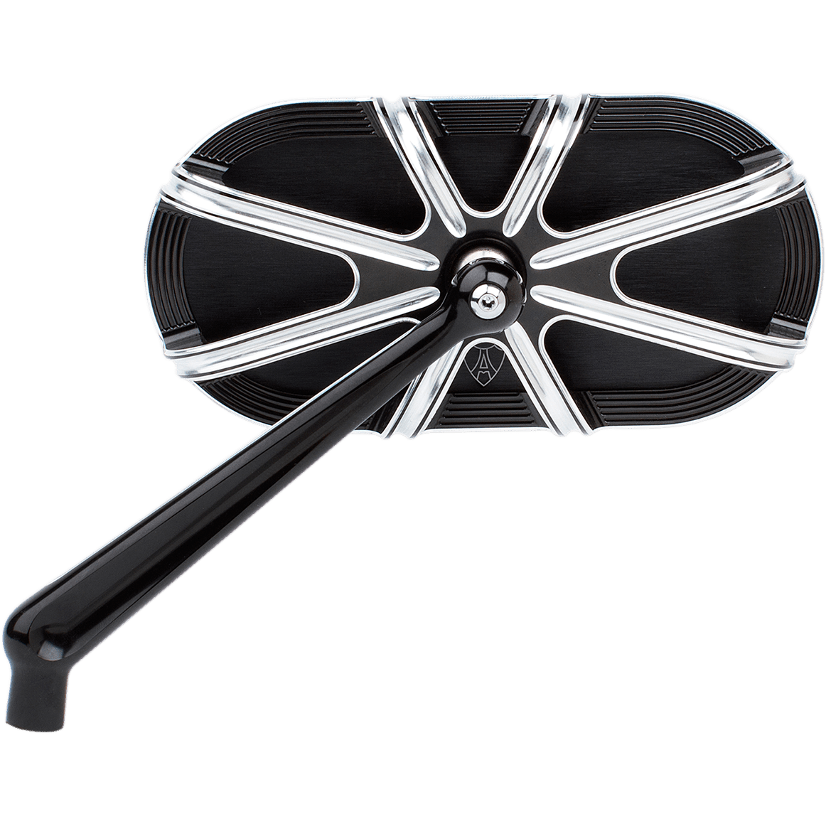 ARLEN NESS 10 Gauge Mirror Black Left 13160