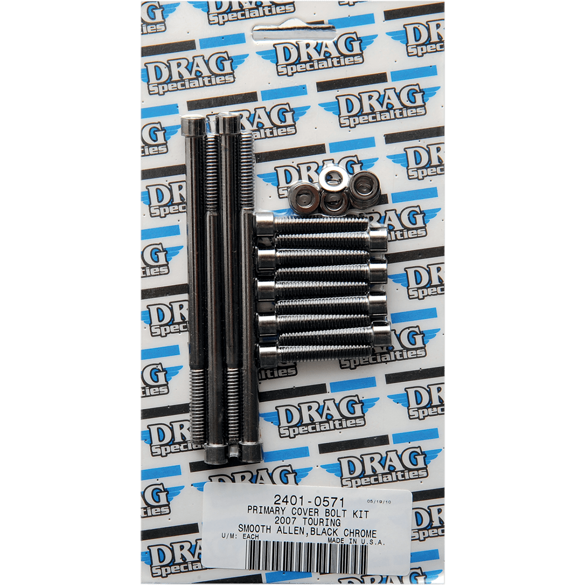 DRAG SPECIALTIES Bolt Kit Smooth Primary